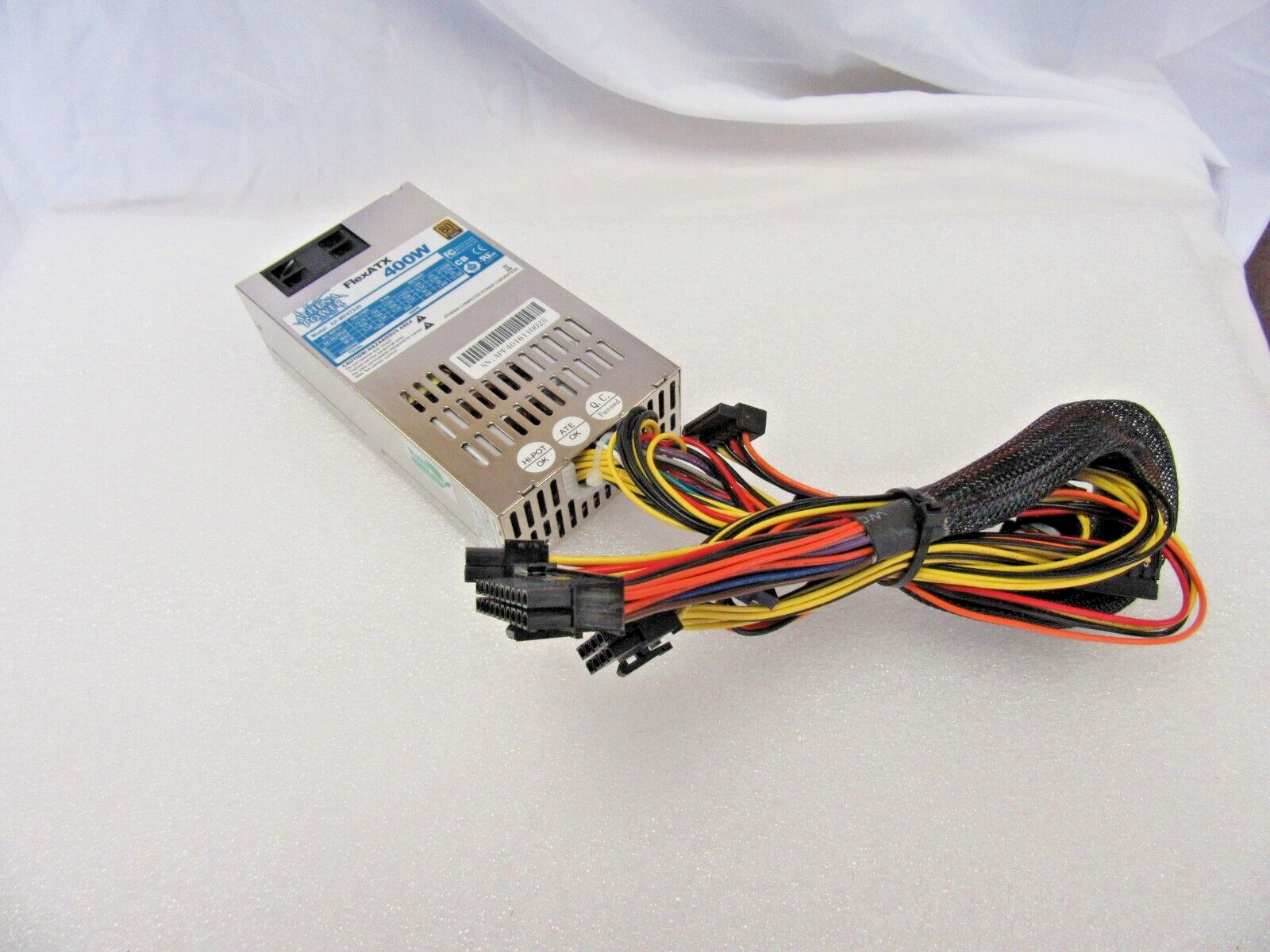 ATHENA POWER MODEL AP-MFATX40 FLEX ATX 400 WATT POWER SUPPLY
