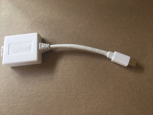GIGAWARE Mini DisplayPort to VGA Converter Adapter CAT NO 2602730