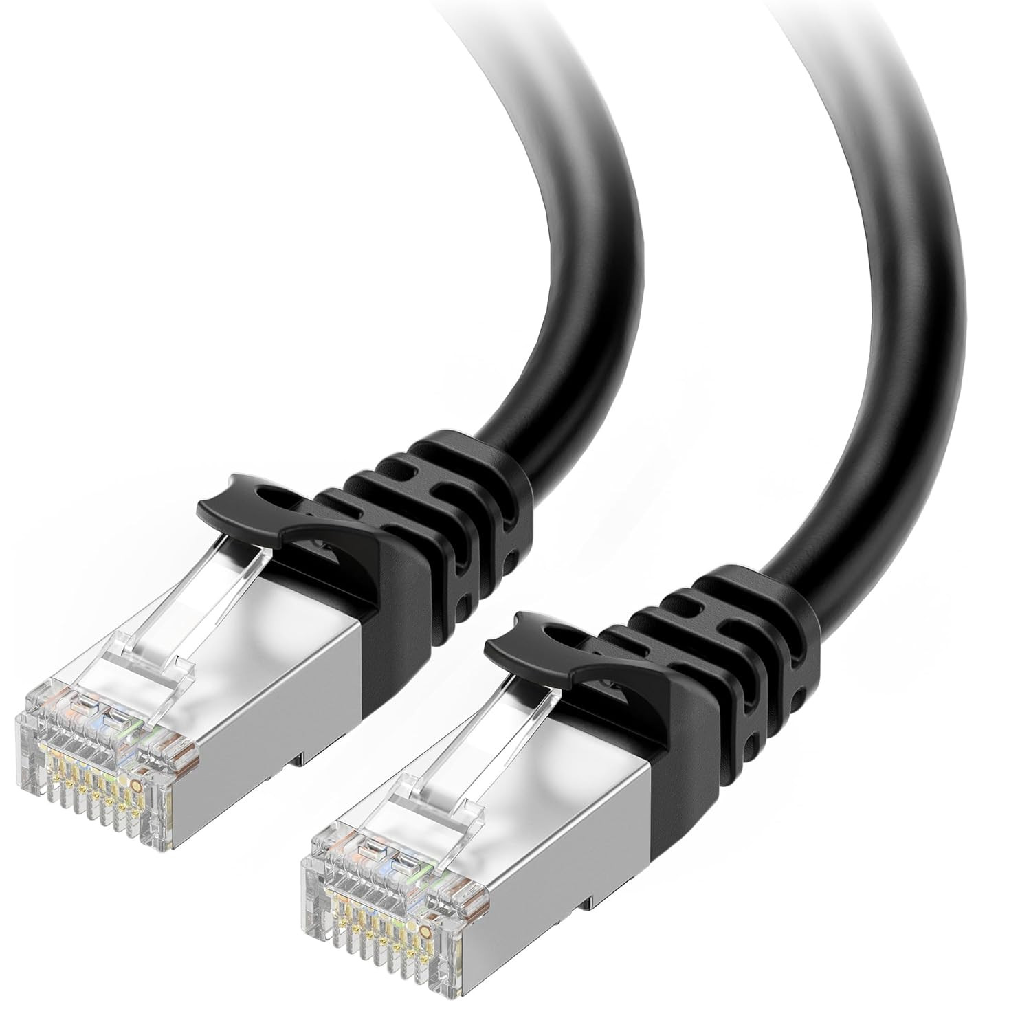 Cable Matters 10Gbps Snagless Shielded Cat 6A Ethernet Cable - 50Ft, Cat 6A Cabl