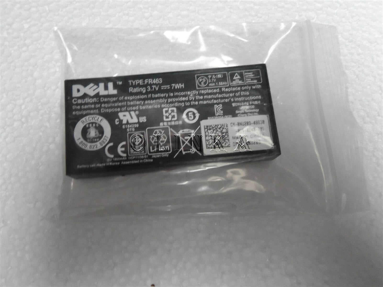 BATTERY CABLE PERC6I  H700 HARDWARE RAID DELL POWEREDGE R210 SERVER NU209