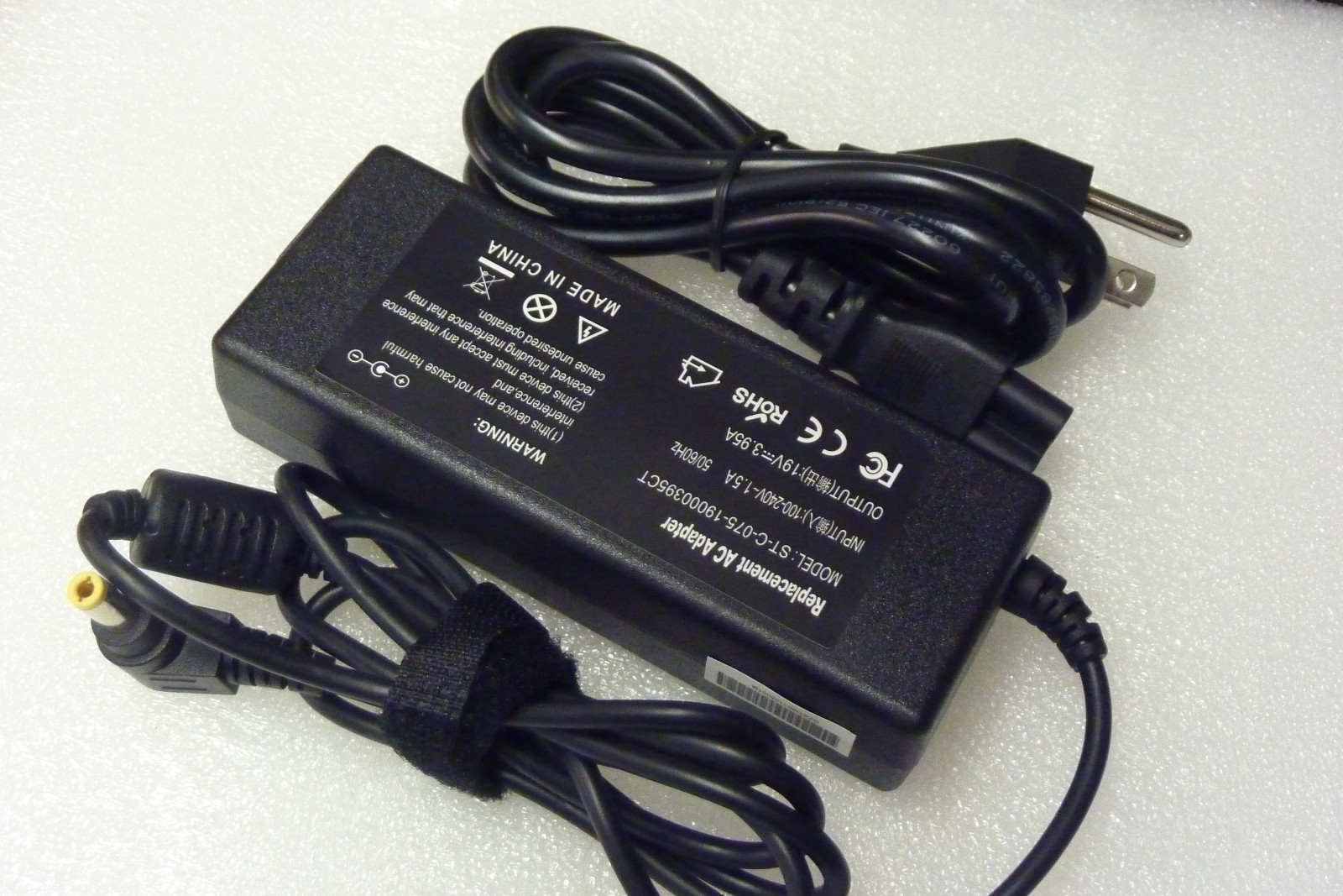 AC Adapter Battery Charger 19V 3.95A 75W For Toshiba Part Number PA5034U-1ACA