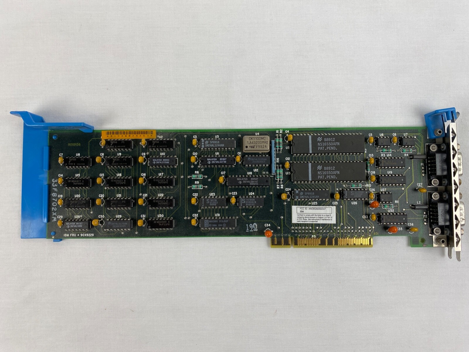 IBM 90X9229 Dual Async Adapter Microchannel 33F8702 XM UNTESTED
