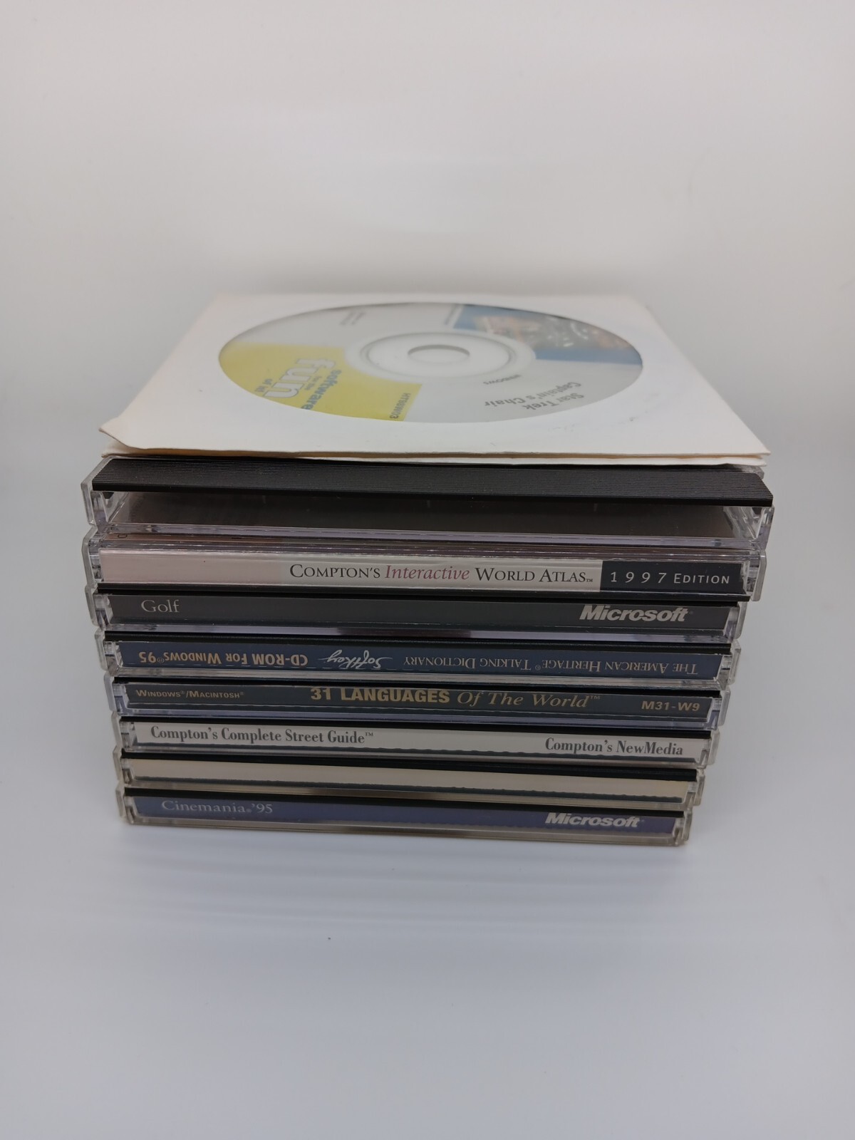 Lot of 10 Vintage PC Windows CD-ROM Software Programs