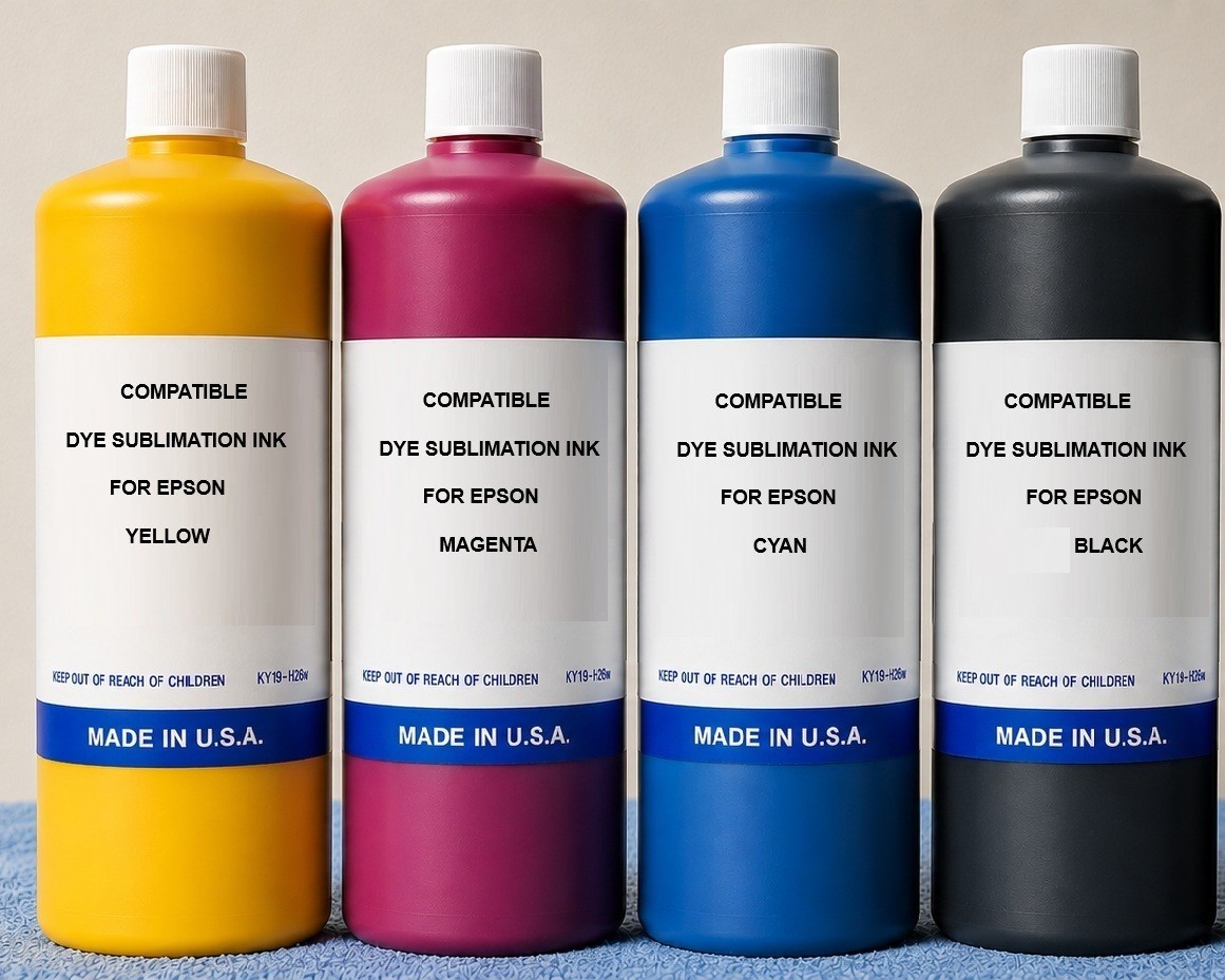 COMPATIBLE EPSON SUBLIMATION BULK INK REFILL ET2800 ET2803 ET4800 502 (CYMK)