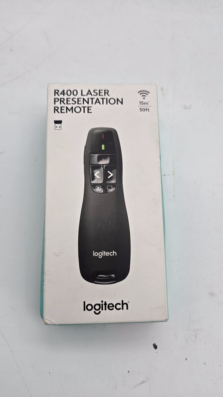 Logitech R400 Wireless Laser Presentation Remote Pointer - New