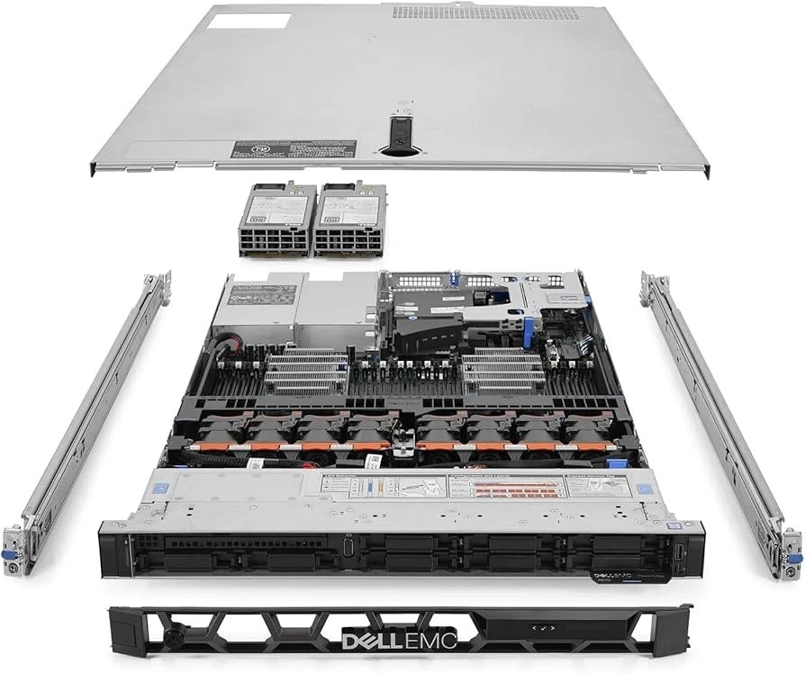 Dell  R640 10-Bay Sever | 2x Gold 6248 2.5GHZ 40 Core CPU, Trays, Rails, H740P
