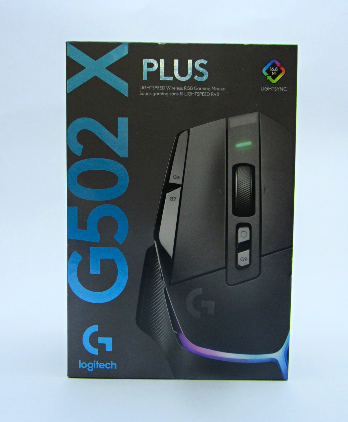 Logitech G502 X PLUS Wireless RGB Gaming Mouse 25600 DPI 13-Button Black