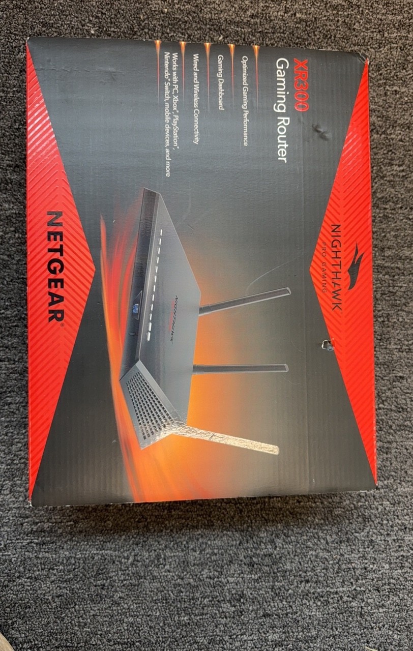 Brand NEW NETGEAR Nighthawk Pro Gaming Wi-Fi 6 Router - Black (XR1000-100NAS)
