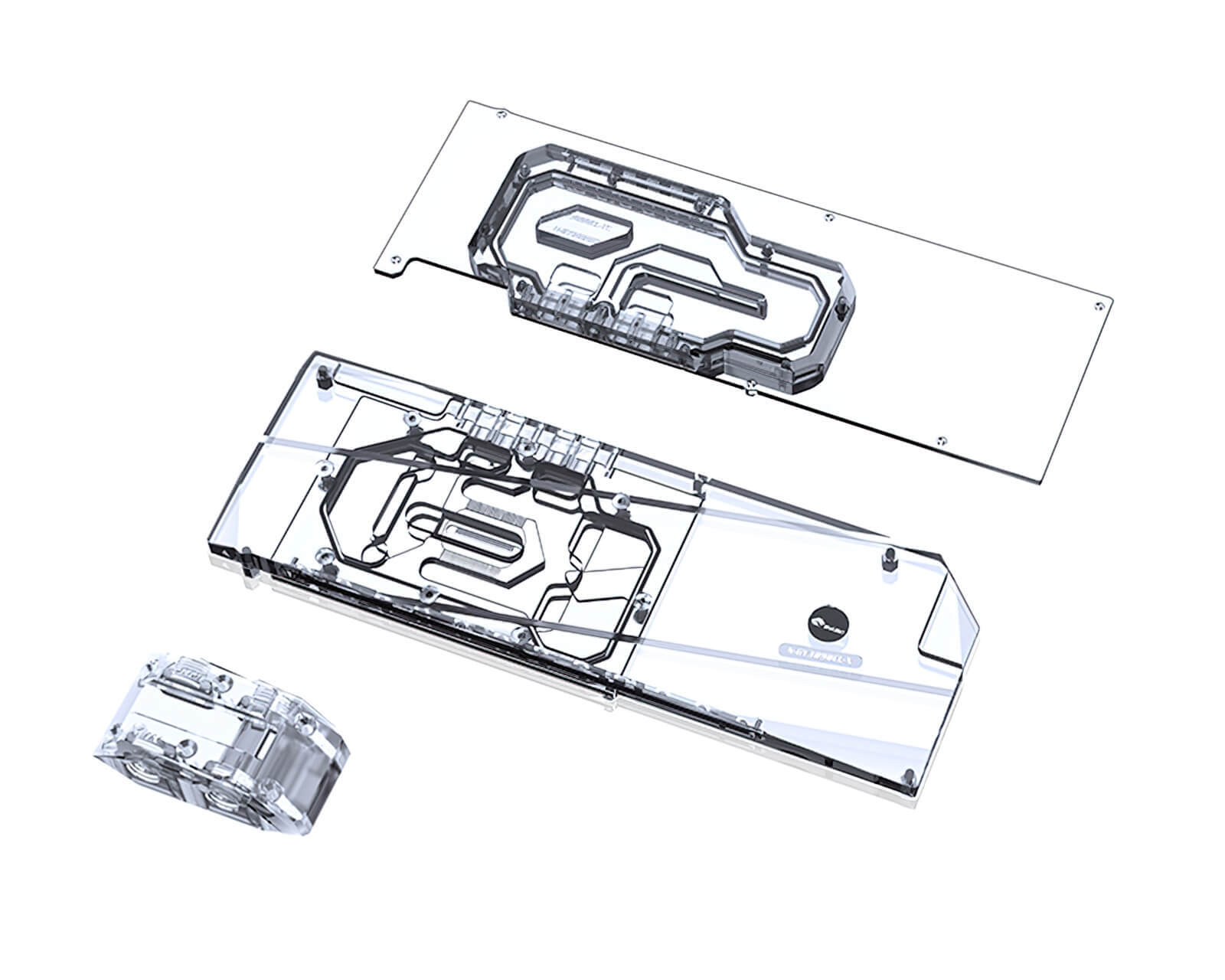 Bykski Full Coverage GPU Water Block with Integrated Active Backplate for GAL...