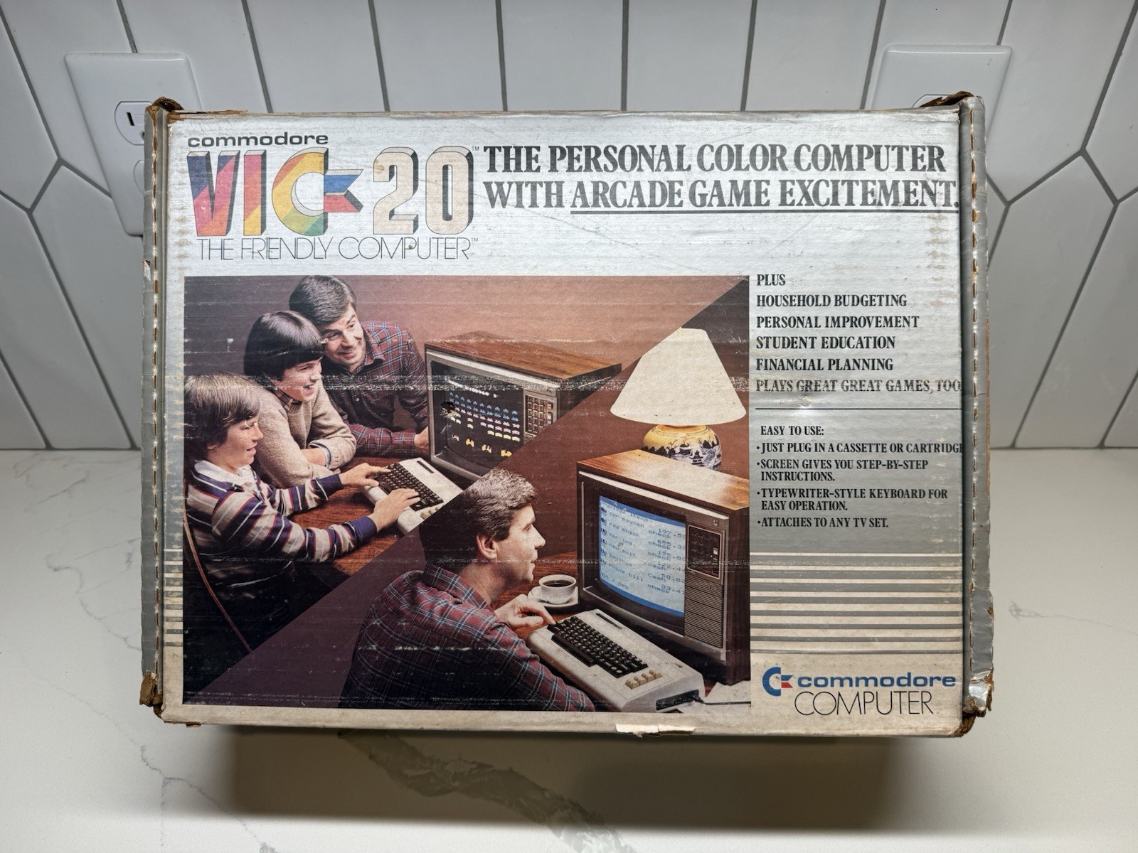 Vintage Commodore Vic 20 The Friendly Computer BOX ONLY