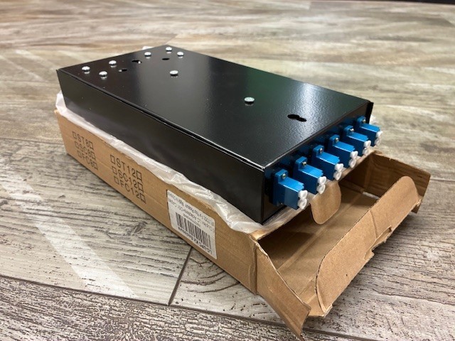 B099WT89FX VFLTOOL LC-SM 6Port Duplex Box Cables 12 Port Wall Mount Fiber LC-UPC