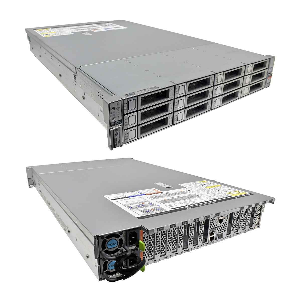 Sun Oracle X8-2L Rack Server 2x Silver 4108 64GB RAM 12x LFF 3.5 No HDD
