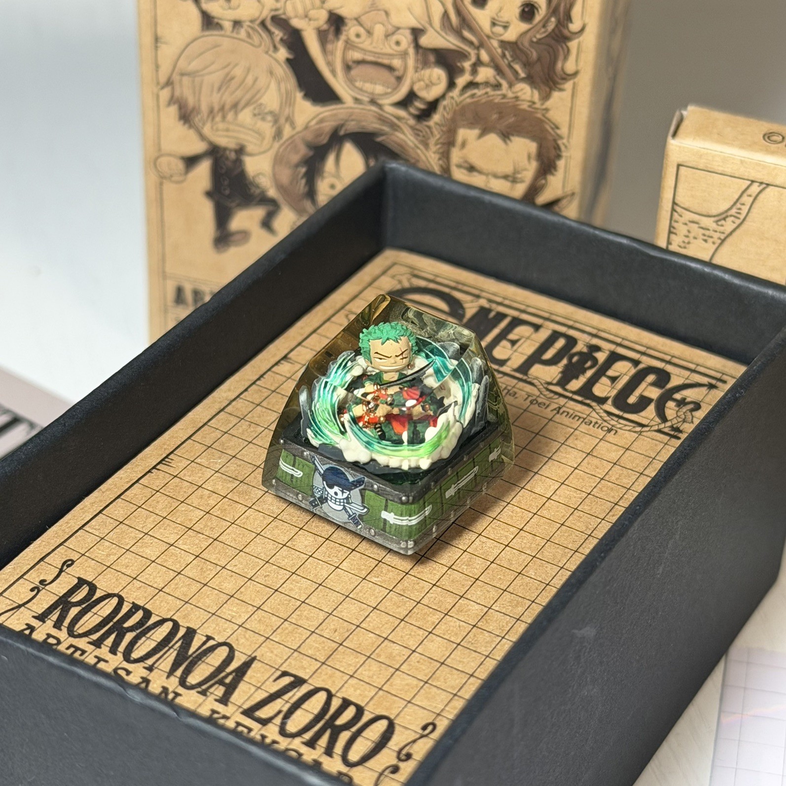 ONE PIECE RORONOA ZORO Artisan Keycap Official Licensed Handmade