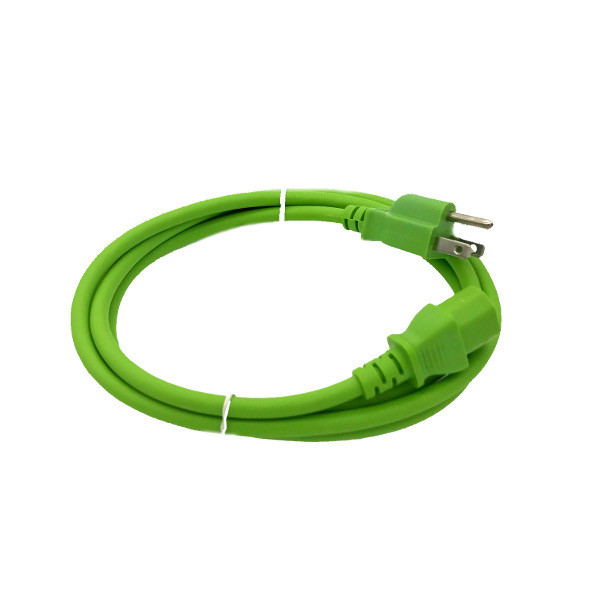 Green 6 FT COMPUTER POWER SUPPLY AC CORD CABLE WIRE FOR HP DELL ACER DESKTOP PC