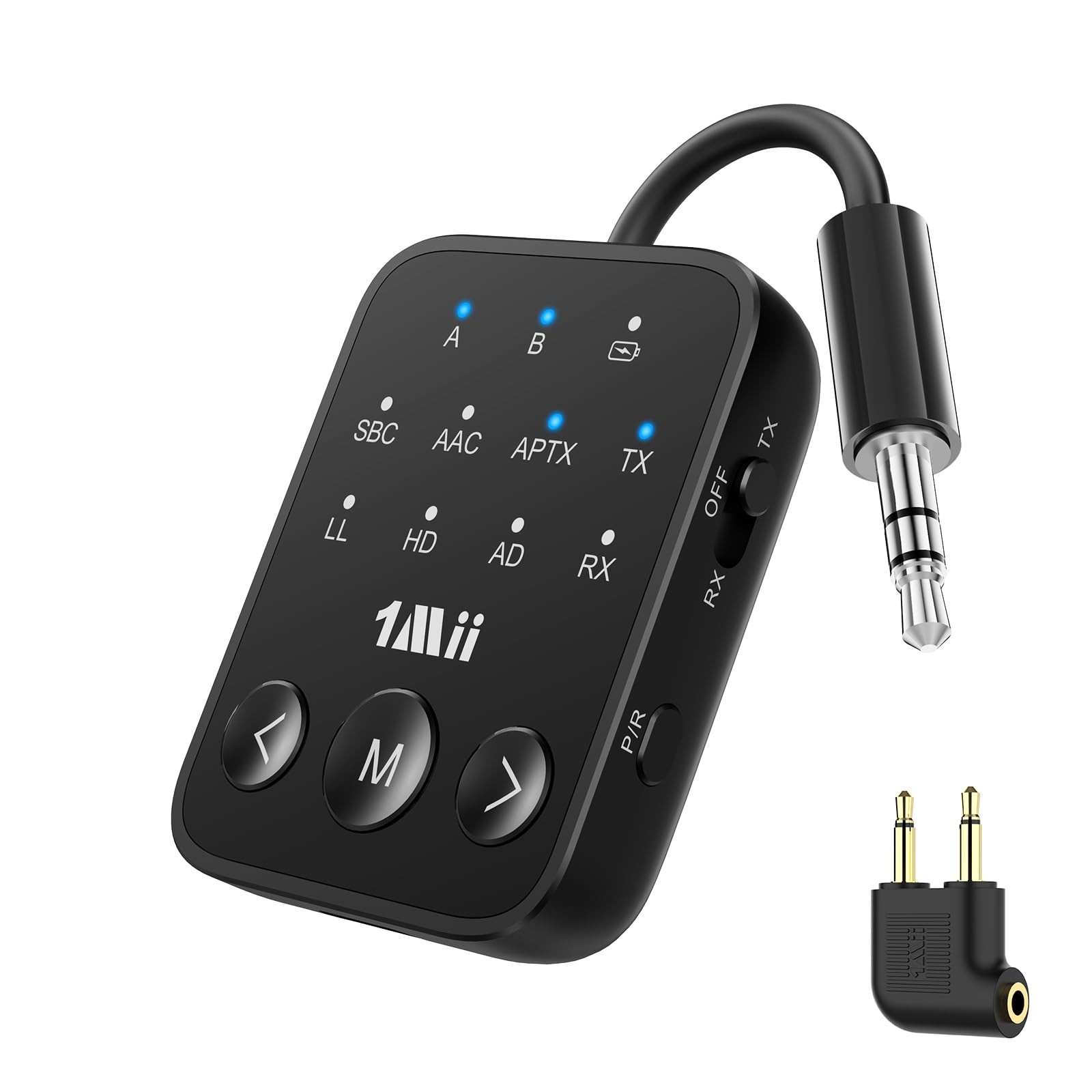 SafeFly Dot2 Bluetooth 5.3 Transmitter Receiver for Airplane, TV