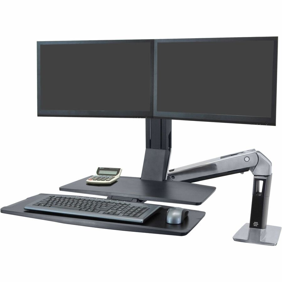 Ergotron WorkFit-A, Dual Workstation with Worksurface