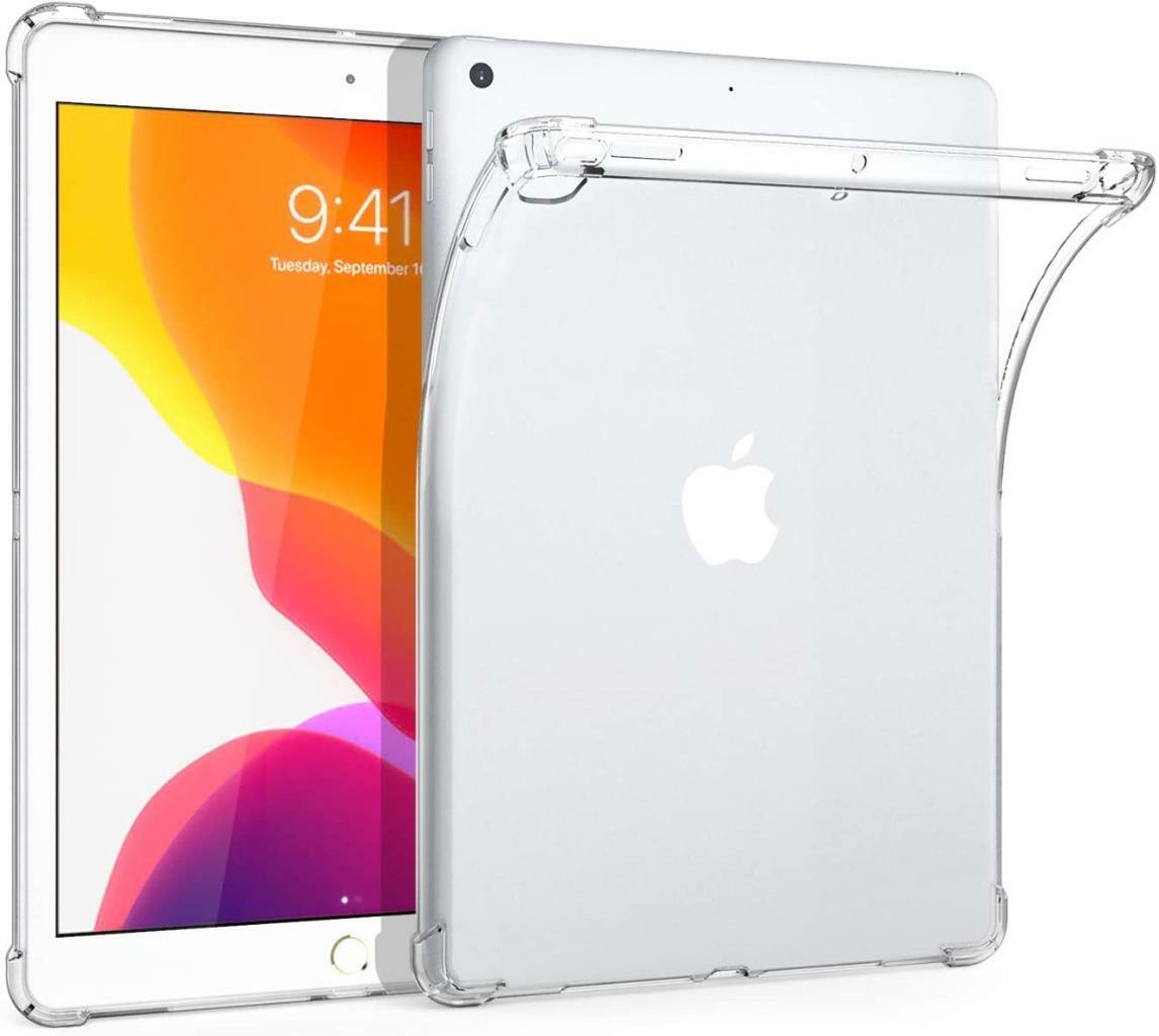 Transparent TPU Back Case Slim Cover for Apple iPad 9/8/7 2021/2020/2019 10.2"