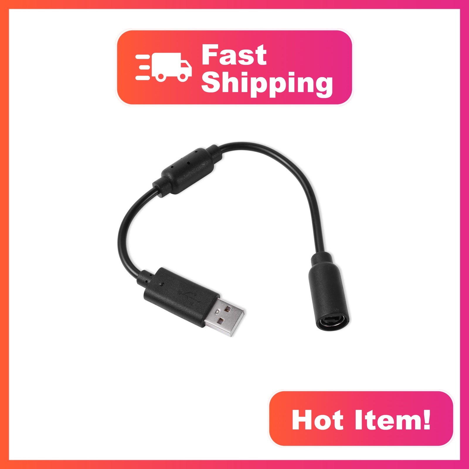 XIHIRCD 1pcs USB Breakaway Cable Black