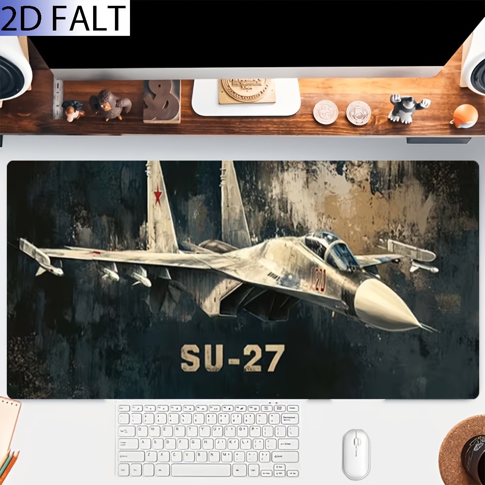 2D Flat,1pc Extra Large, Non-Slip, Desk Mat, Mouse Pad, Mottled Background Ret