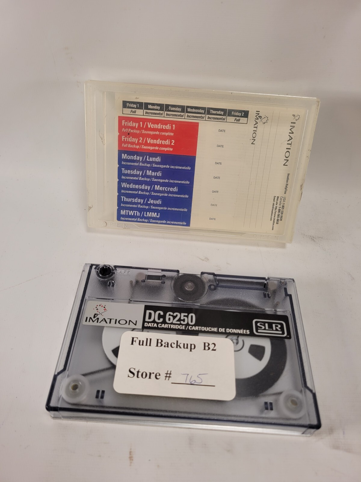 Imation DC-6250 SLR 250MB Data Cartridge