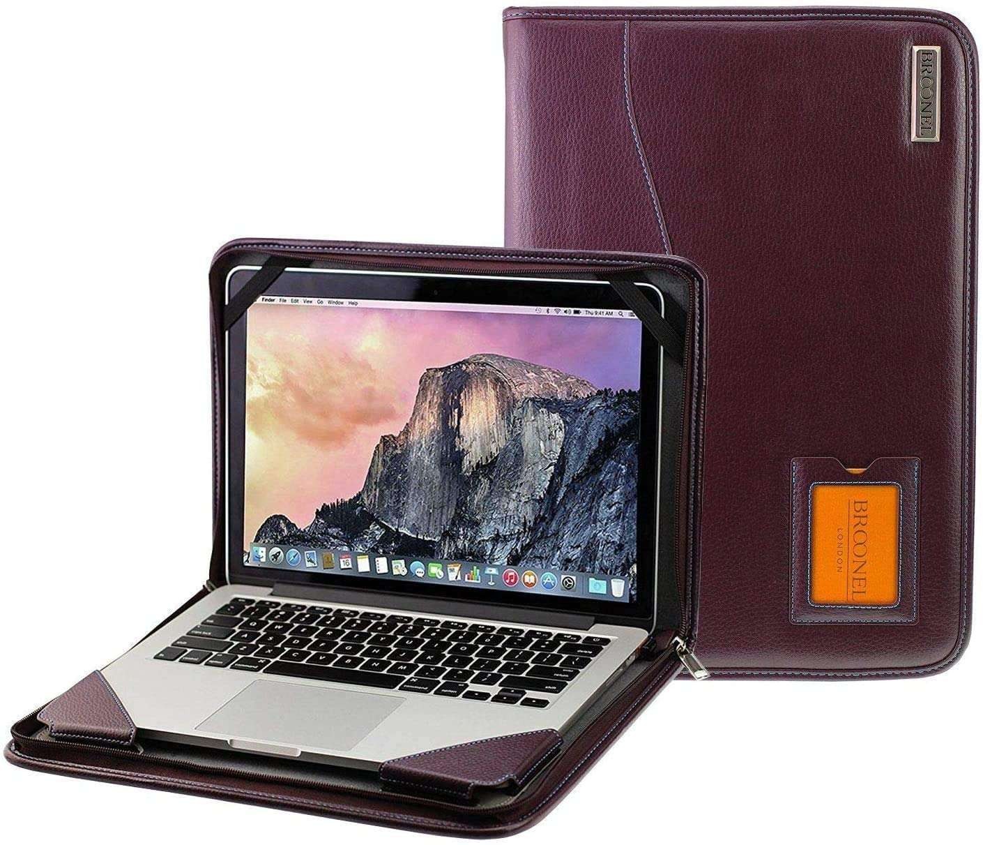 Broonel Purple Contour Case For ASUS Zenbook 14 OLED UX3405CA 14" Laptop