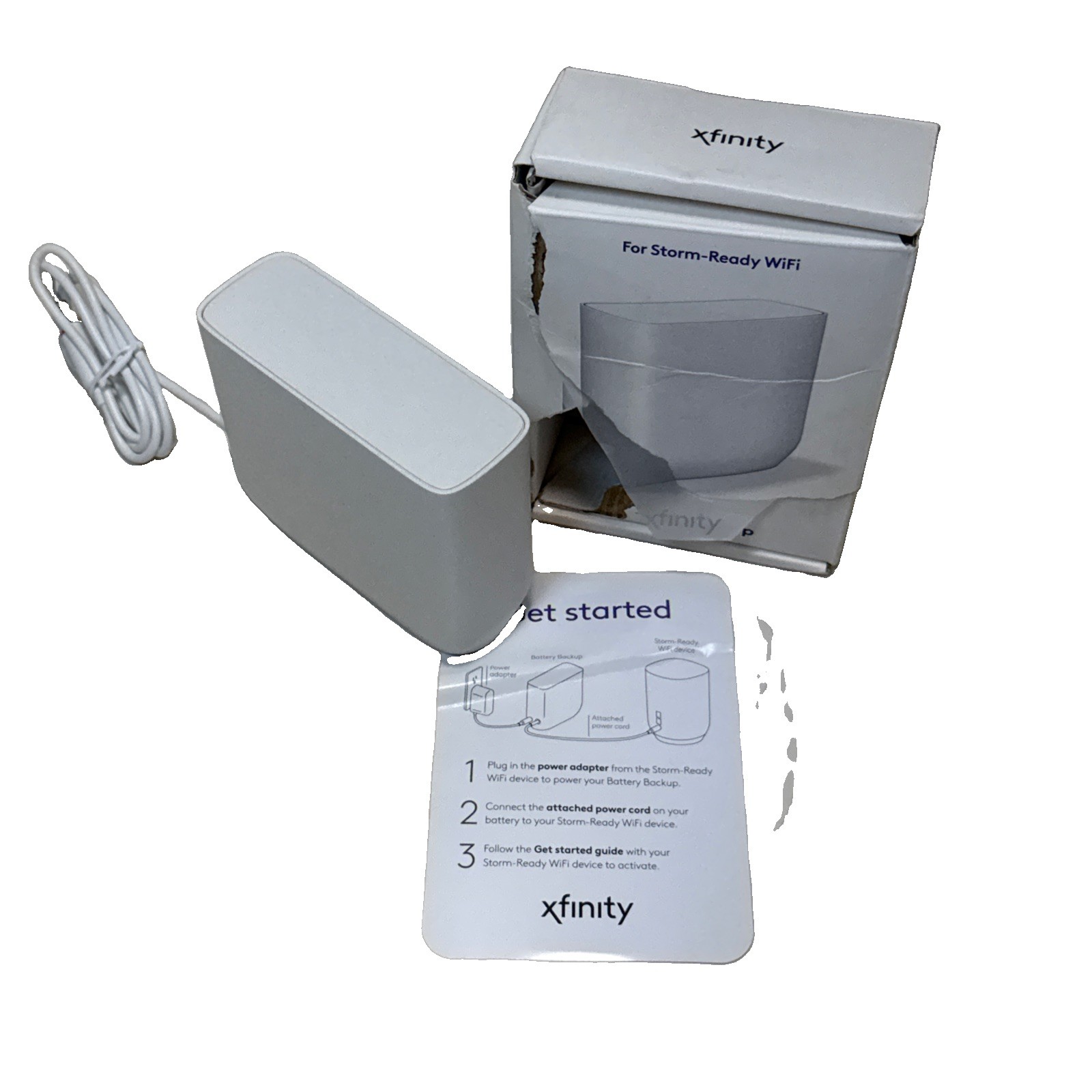 Xfinity Comcast Storm-Ready WiFi Battery Backup WNXB11ABR White