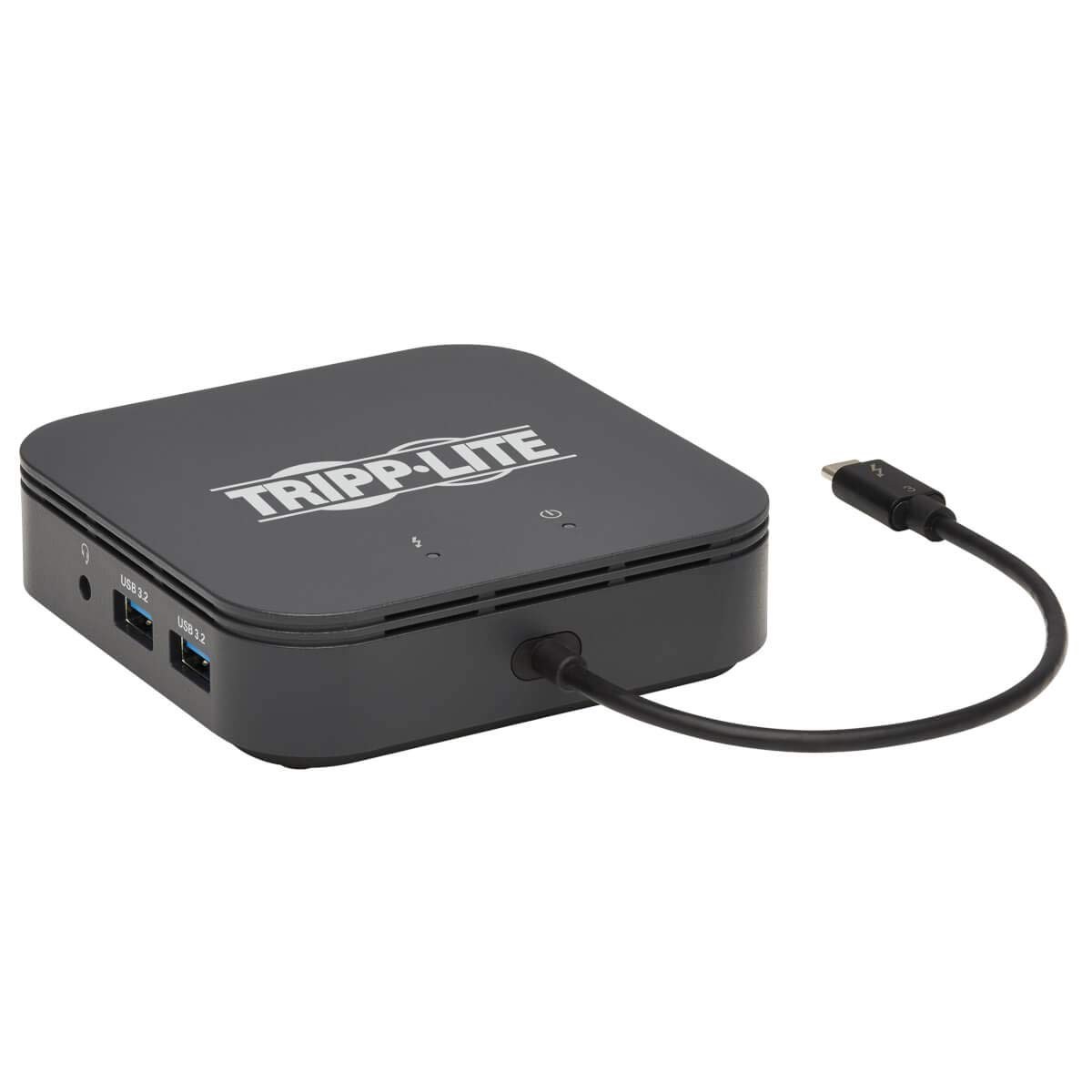 Tripp Lite Thunderbolt 3 Dock Dual Display 8K 4K HDMI USB-A Hub GbE MTB3-DOCK-04