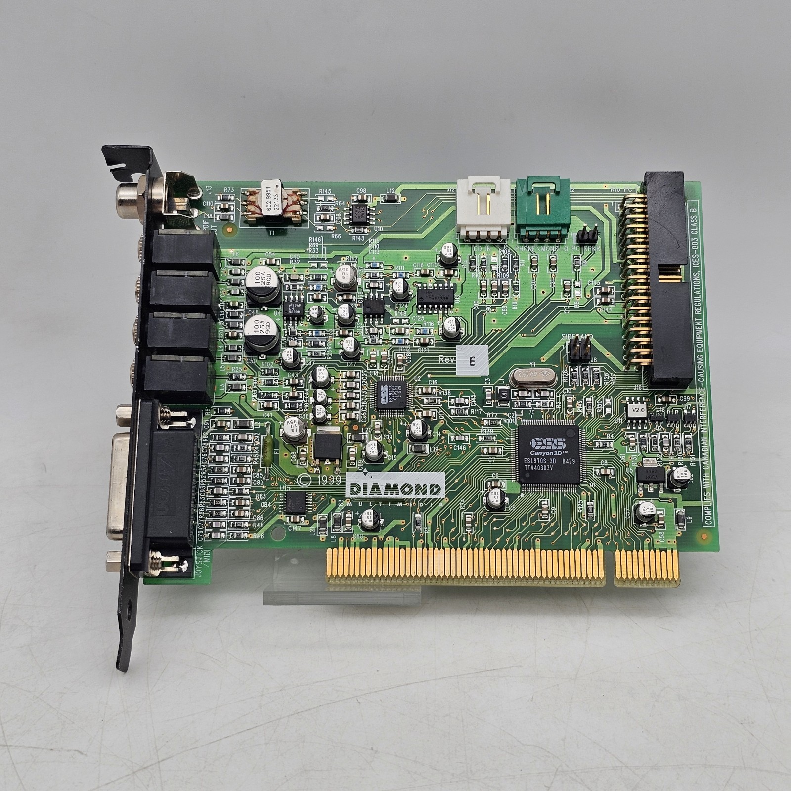 Vintage Diamond Multimedia Monster Sound MX400 PCI S5 5-port Sound/Audio Card