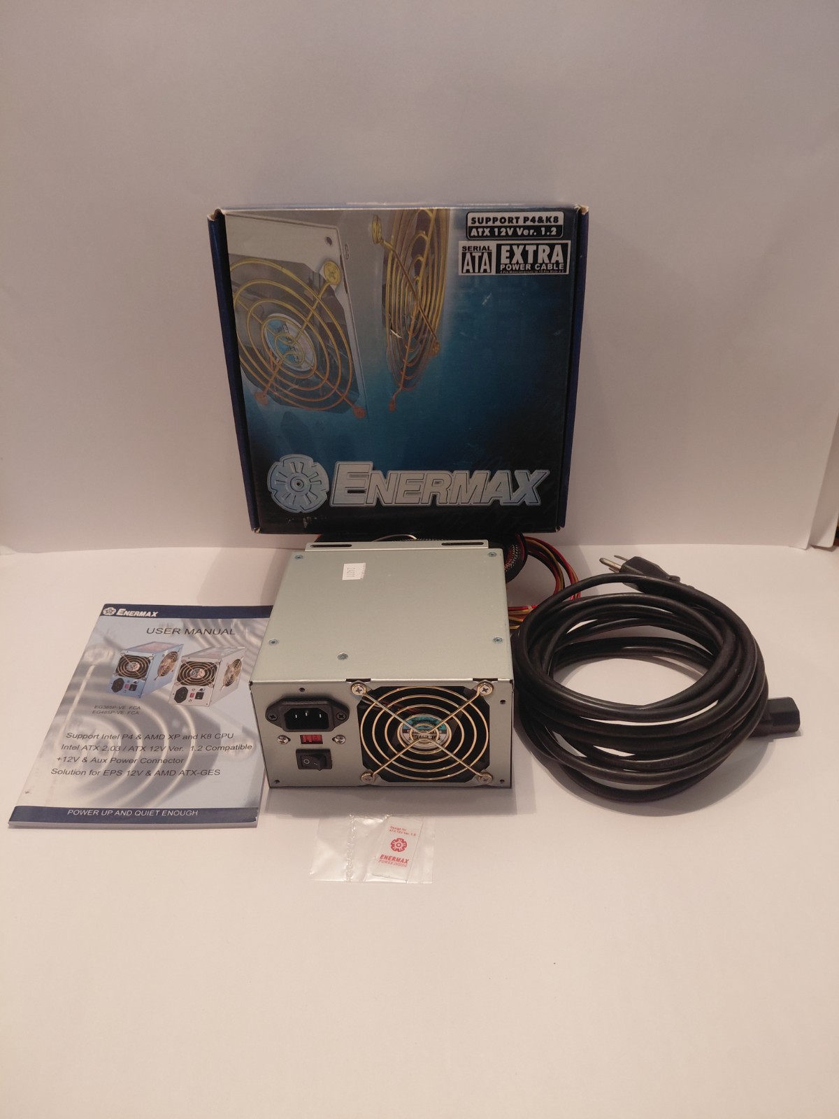 NETZTEIL ENERMAX EG465P-VE 431W PSU ATX 20-PIN MOLEX FDD AUX