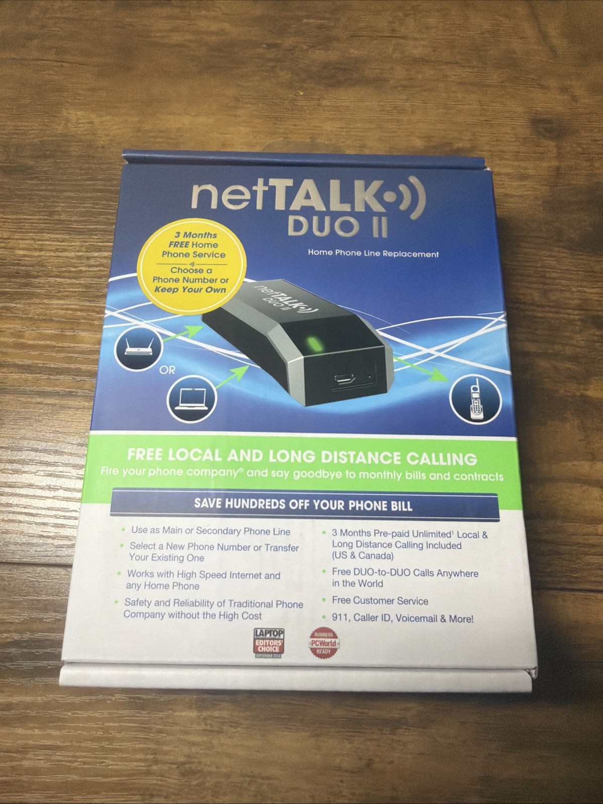NetTalk Duo II Free Home Phone Service 