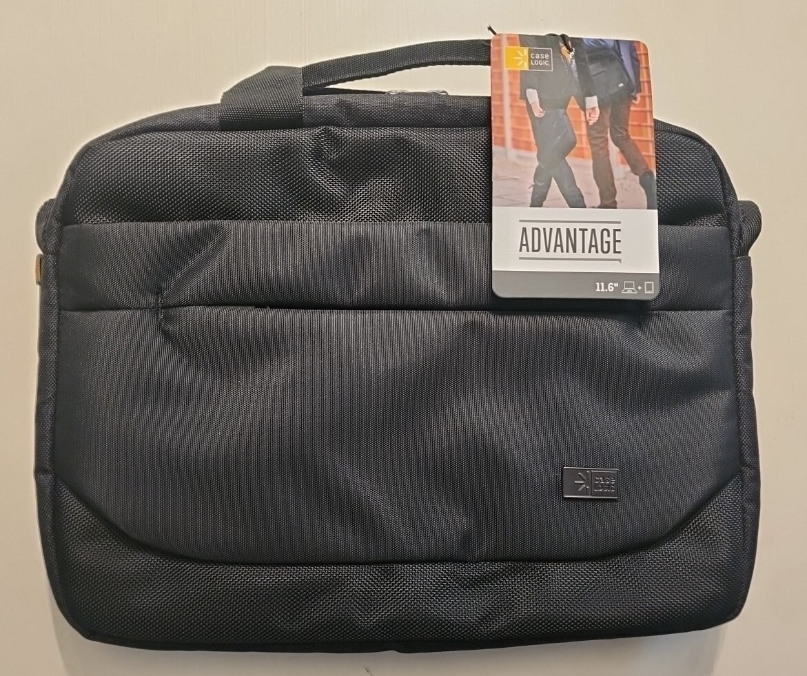 NEW Case Logic Advantage Attache Carrying Case for 11.6" Laptops, Black
