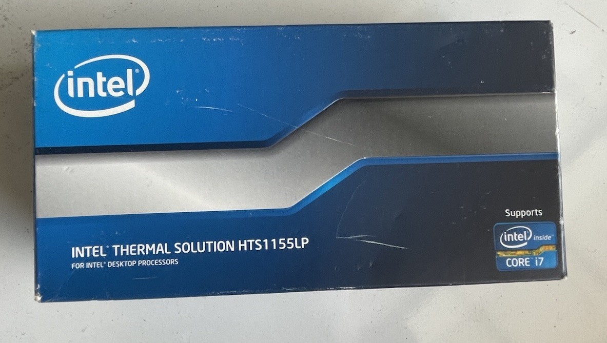 Intel Thin Mini-ITX CPU Cooler Fan Heatsink Low Profile LGA1155 65W HTS1155LP 🌀