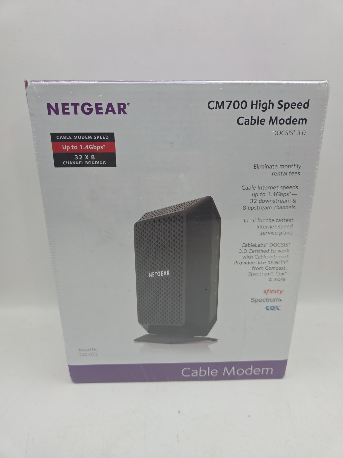 ** NEW SEALED** NETGEAR CM700 High Speed DOCSIS 3.0 32x8 Cable Modem