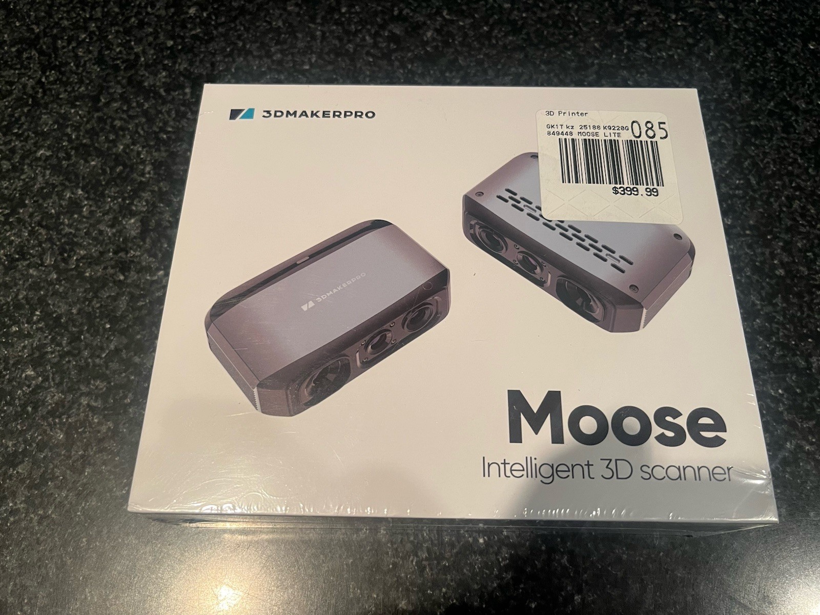 3DMakerpro Moose Lite Intelligent 3D Scanner. Sealed New In Box Paid $400+