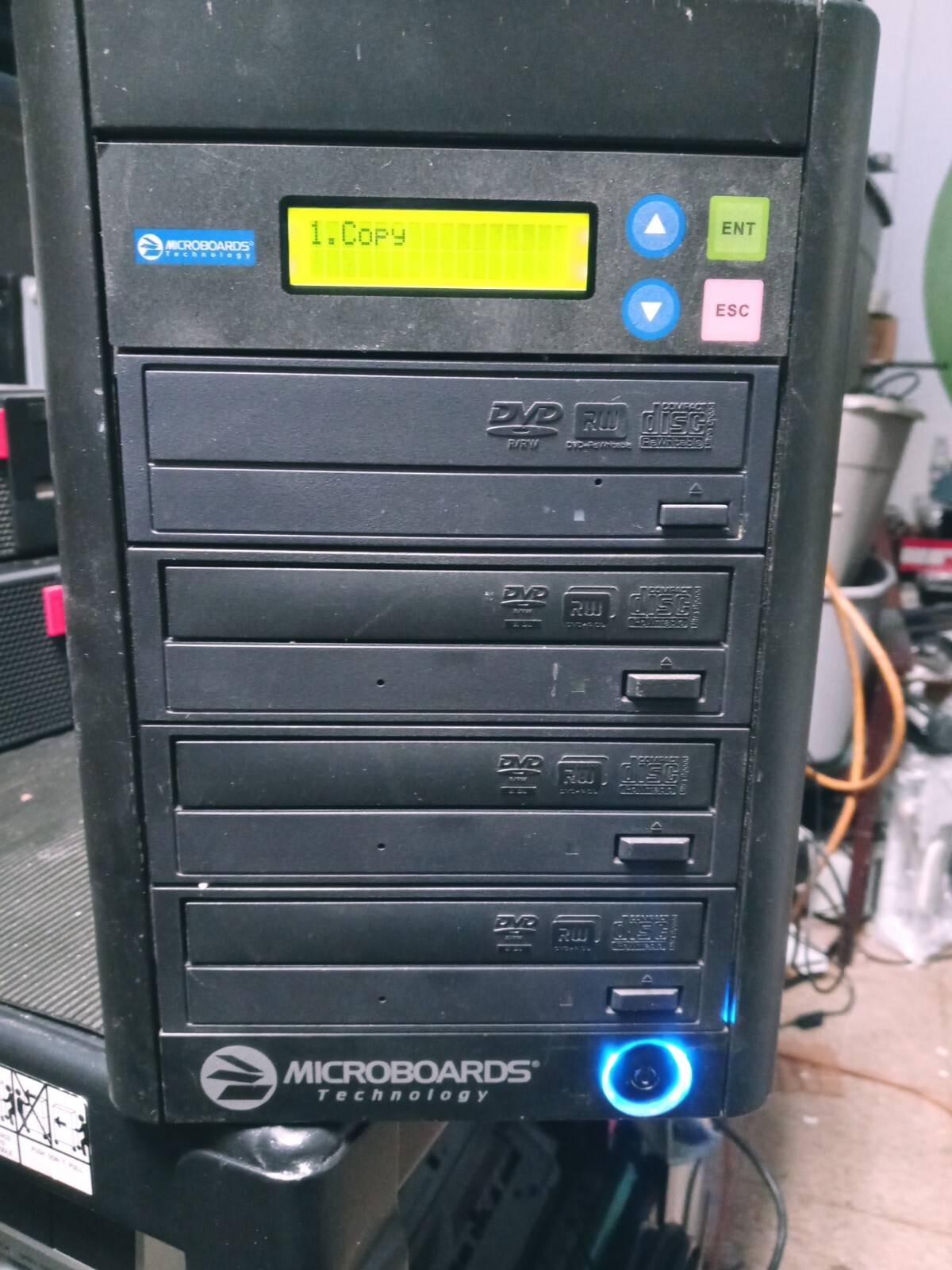 Microboards Technology CD - DVD Duplicator Quic Disc QD123 1:3 Disc Copier