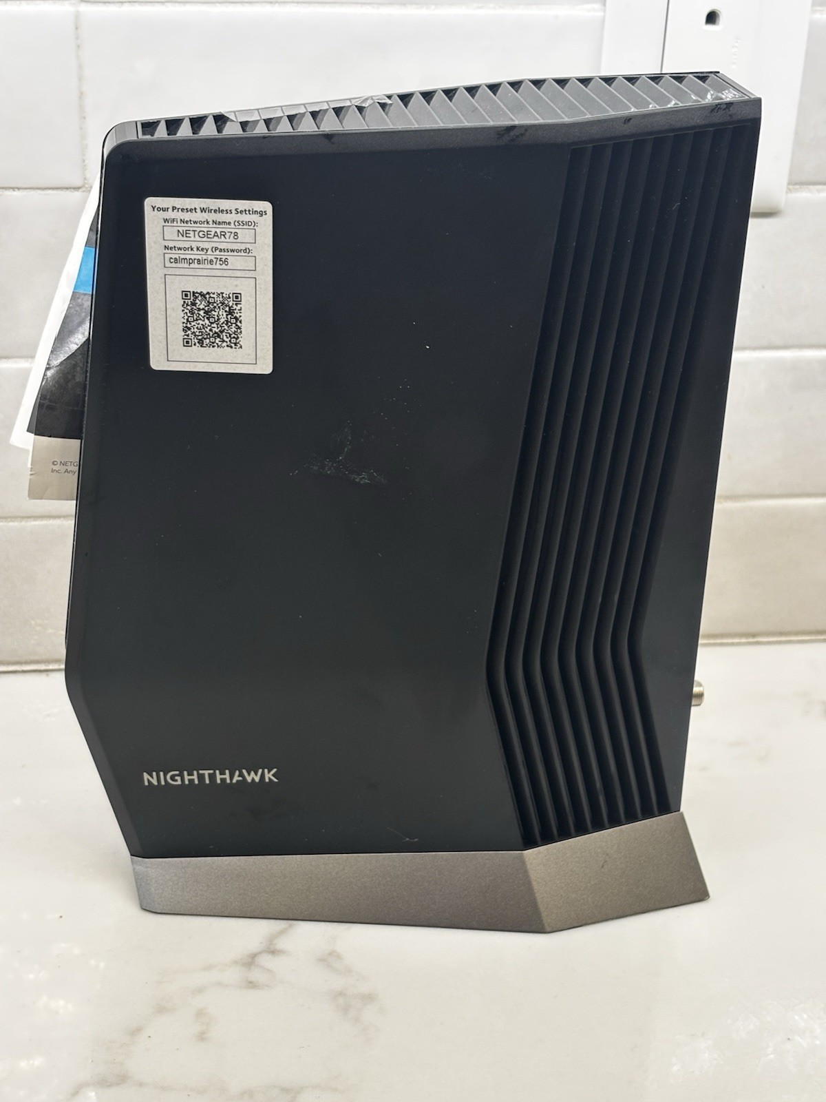 NETGEAR Nighthawk CAX80 AX6000 8-Stream Wi-Fi 6 Cable Modem Router DOCSIS 3.1 