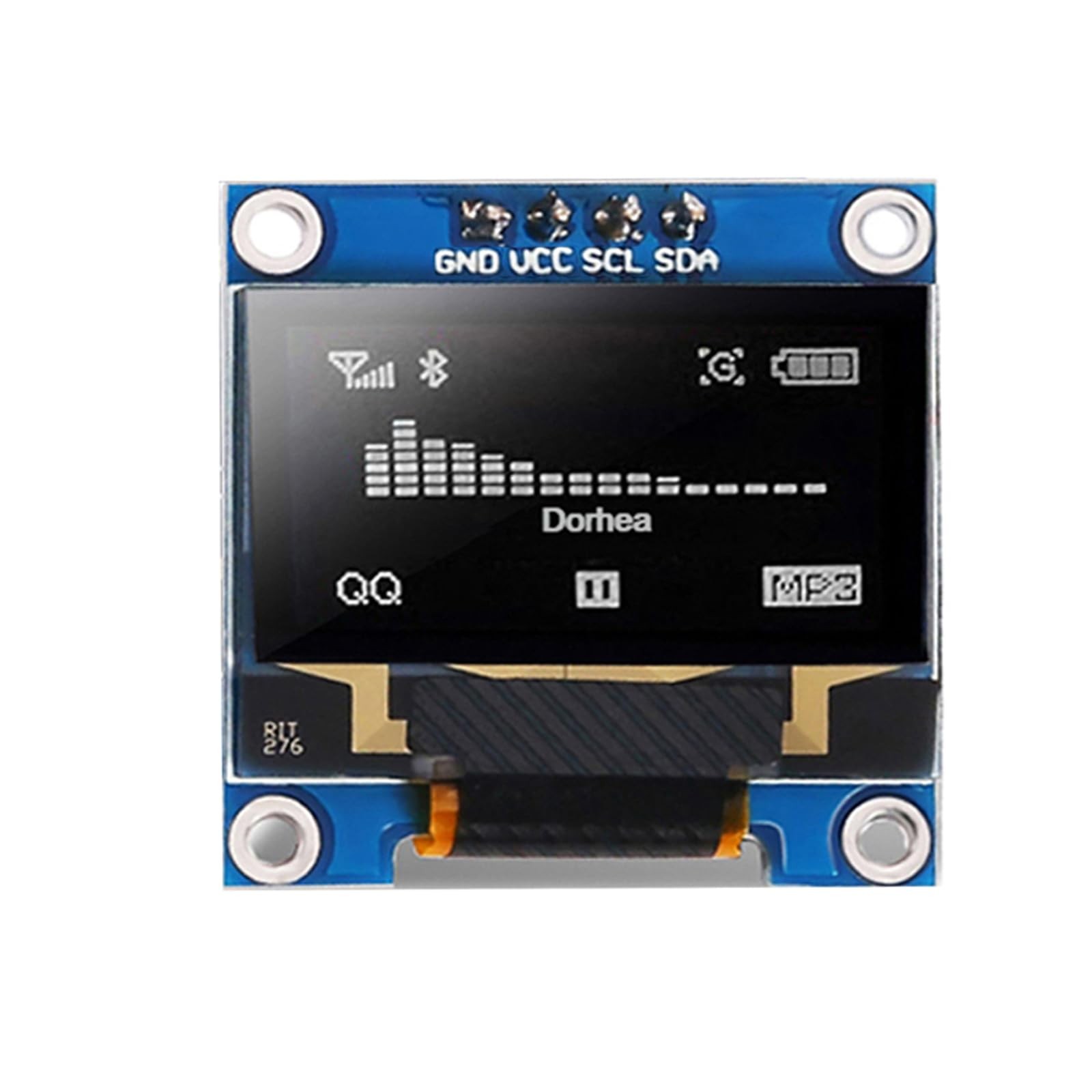 1Pack 0.96 Inch OLED Display Module SSD1306 128x64 Pixel I2C IIC 1pcs