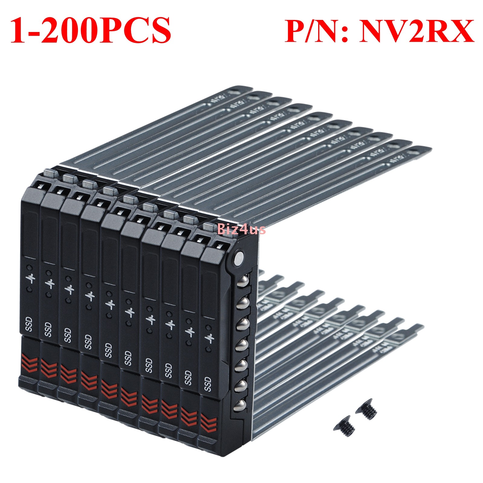 LOT FOR DELL POWEREDGE SERVER 16G R660 E3 E3.S SSD NVME DRIVE TRAY CADDY NV2RX