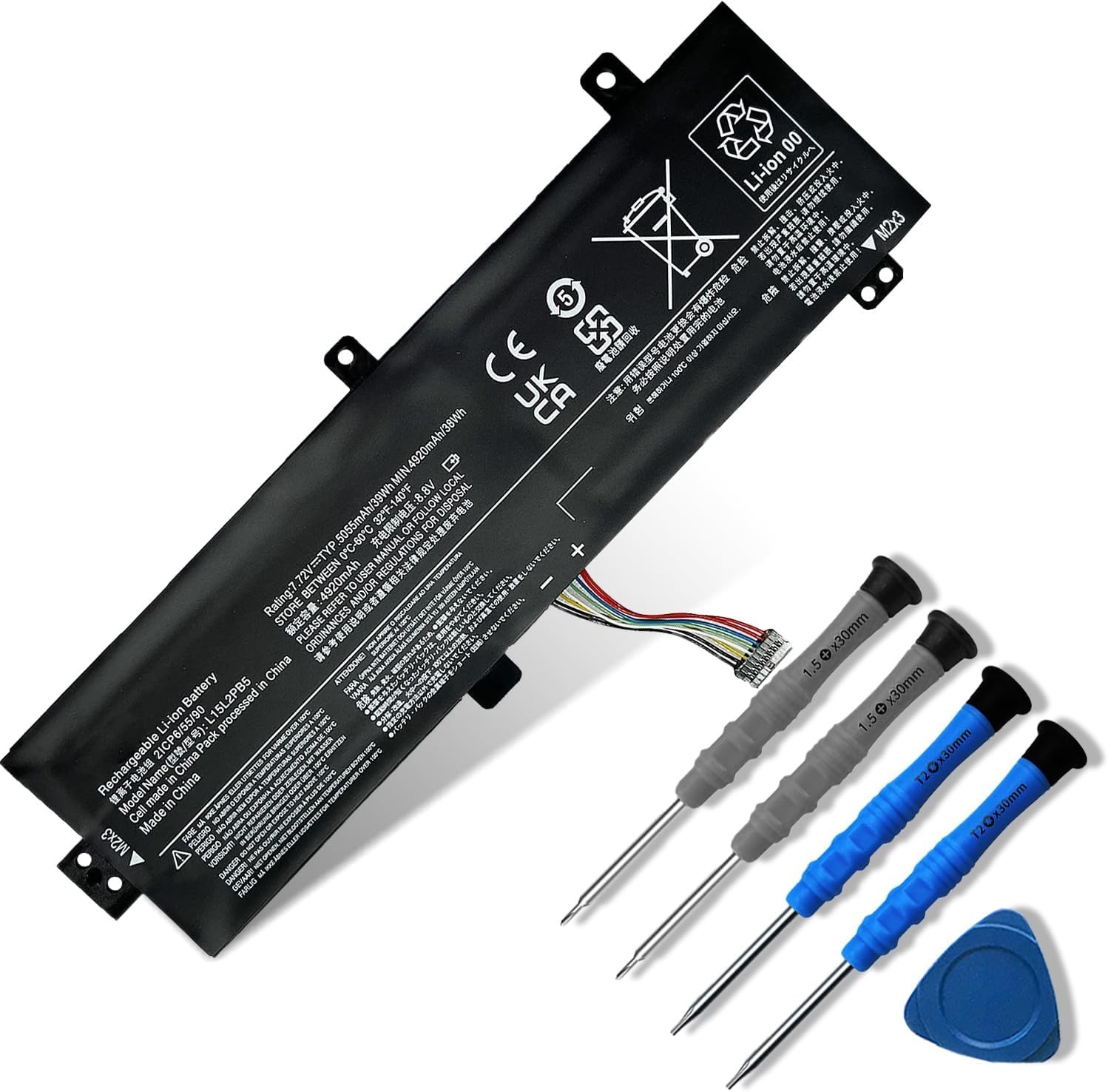 L15L2PB5 L15M2PB5 Laptop Battery Replacement for Lenovo IdeaPad 510 15ISK 510
