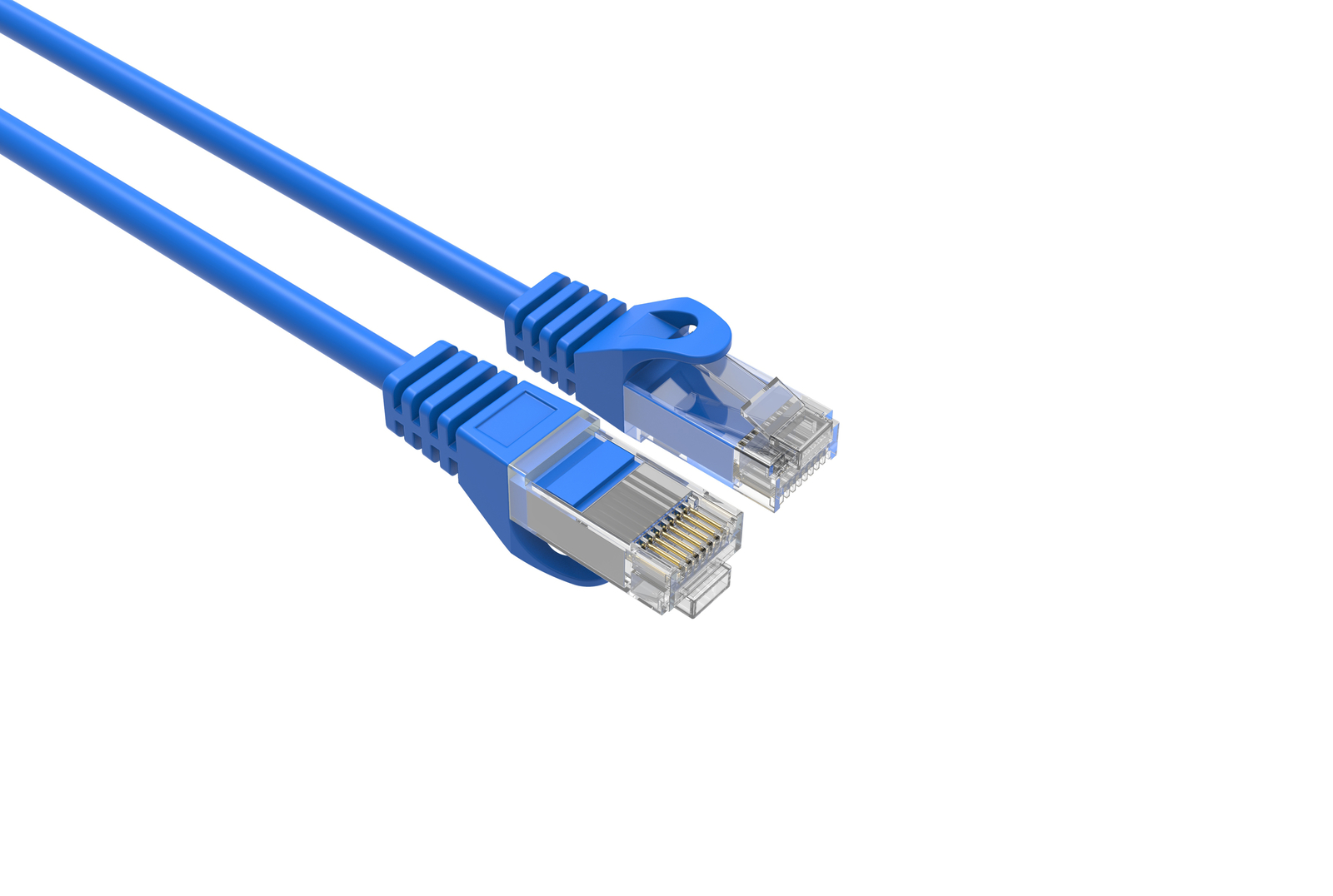 CAT6 Slim Ethernet Patch Cable Blue 5FT 25 PACK