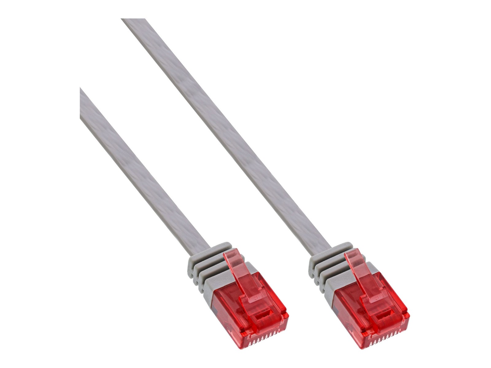 InLine Slim U/UTP Cat.6 Grey 15m 15m Rj-45 Copper Wire Lan Patch Cable 71615
