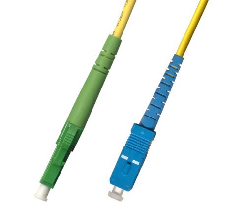 1M Singlemode Simplex Fiber Optic Cable 9/125 LC APC SC UPC Patch Cable Network