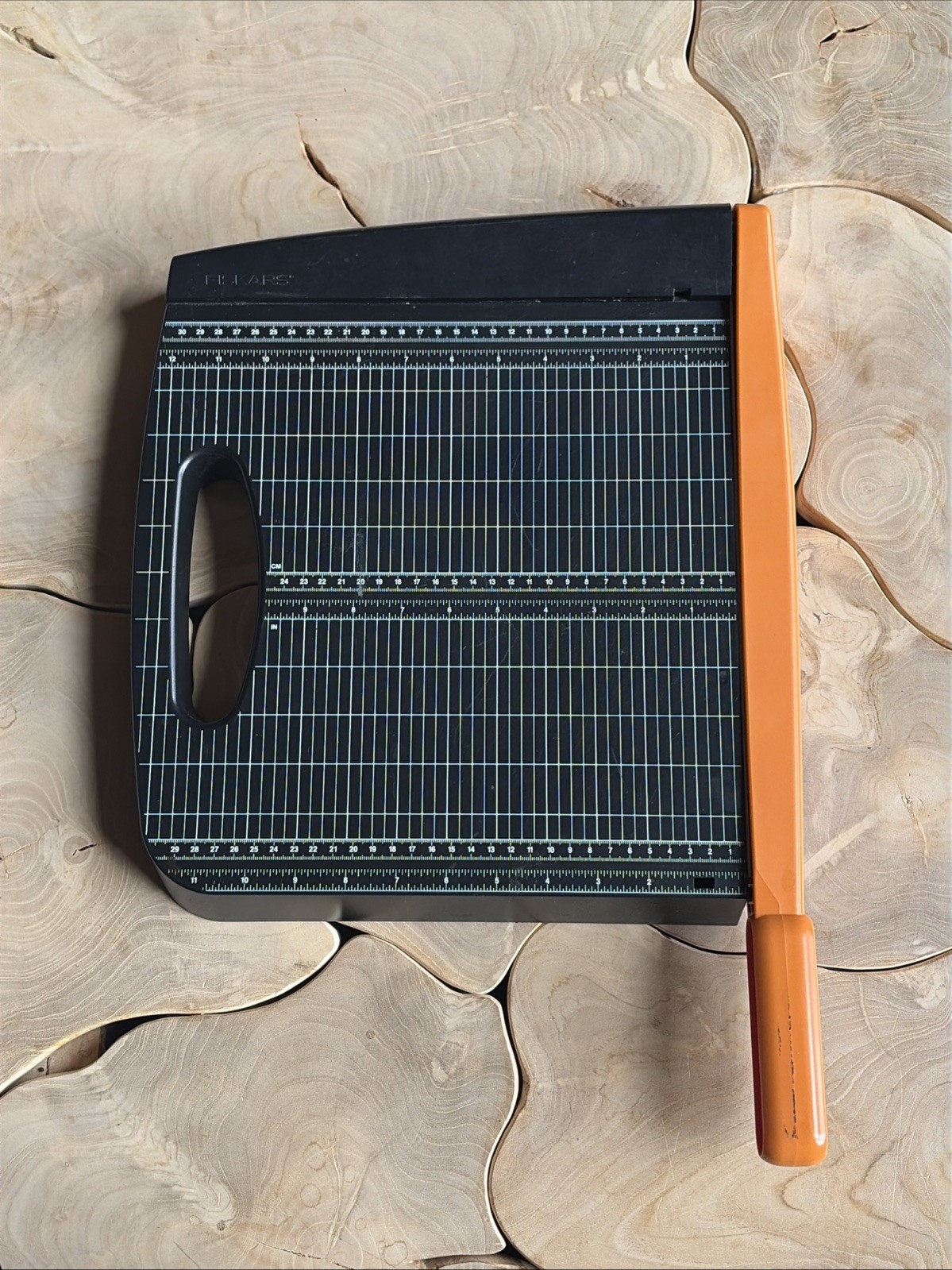 Fiskars 12" Recycled Bypass Paper Trimmer Guillotine Cutter