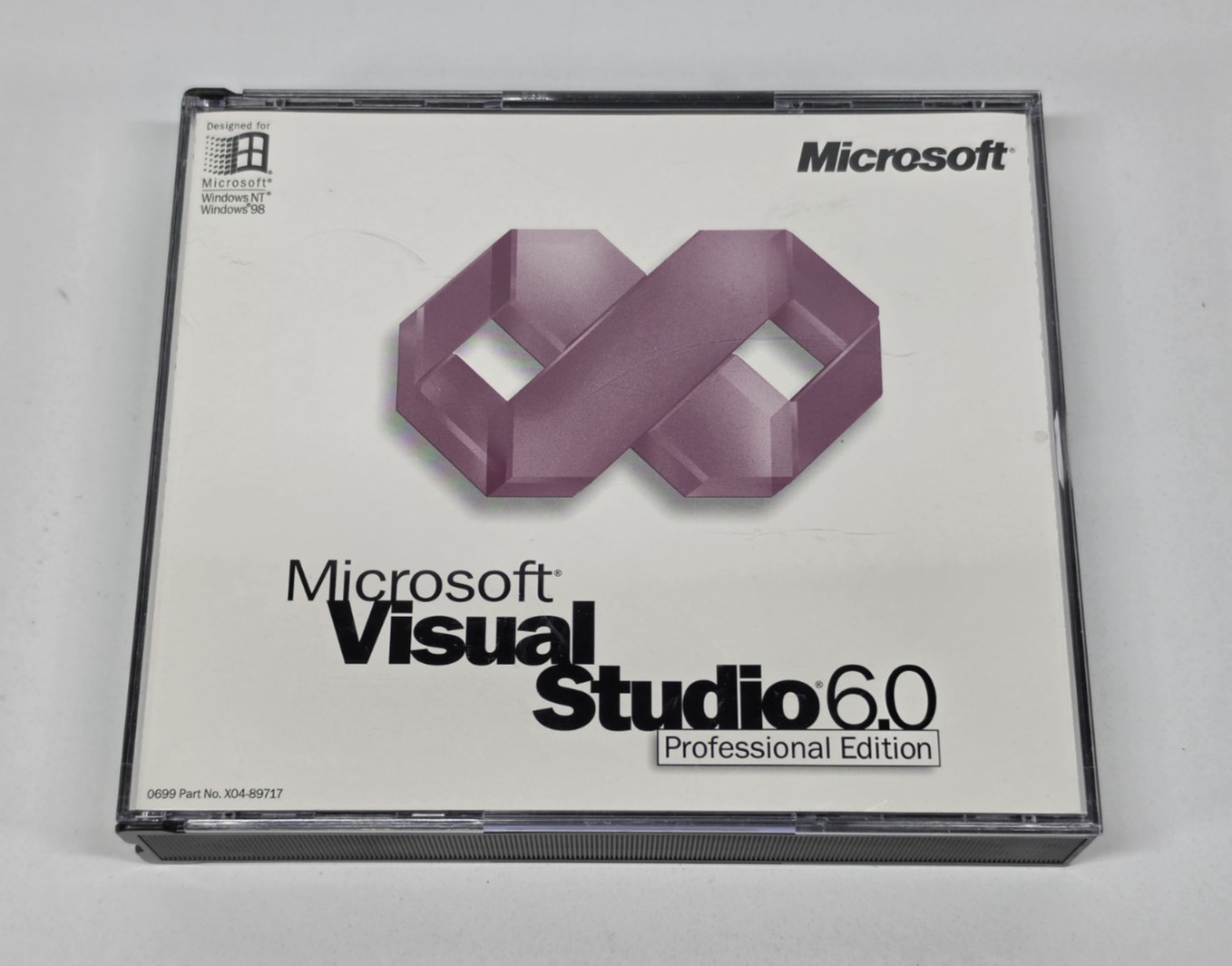 Microsoft Visual Studio 6.0 Professional Edition Product Key Collector's Vintage