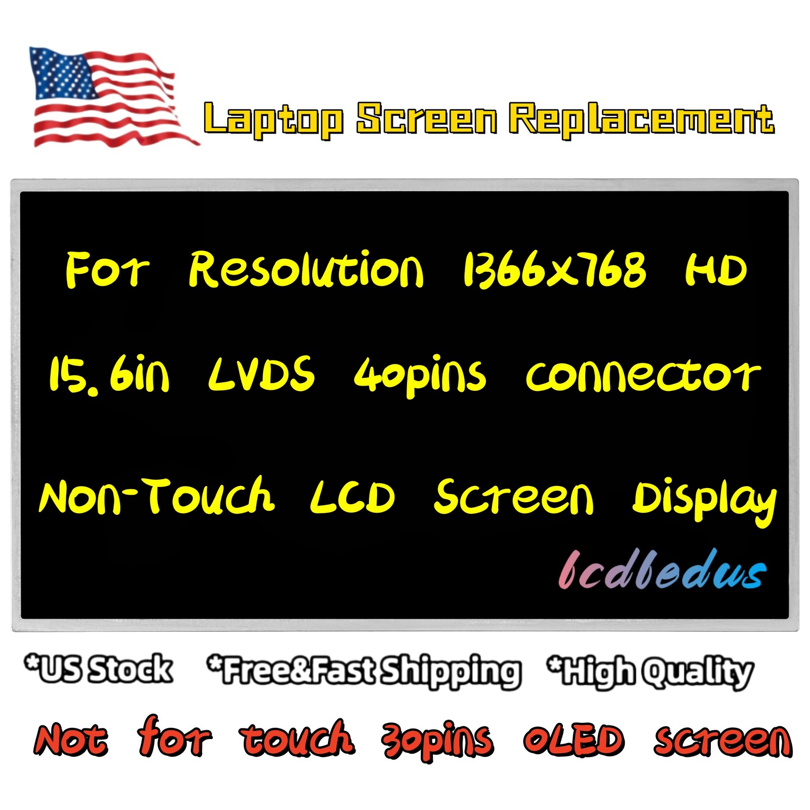 New For HP-COMPAQ HP 2000-2C29WM REPLACEMENT LAPTOP 15.6" LCD LED Display Screen