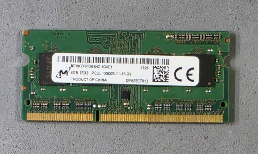 DELL MICRON 4GB SO-DIMM PC3L 12800 DDR3 - NOTEBOOK / LAPTOP / AIO : MEMORY - RAM