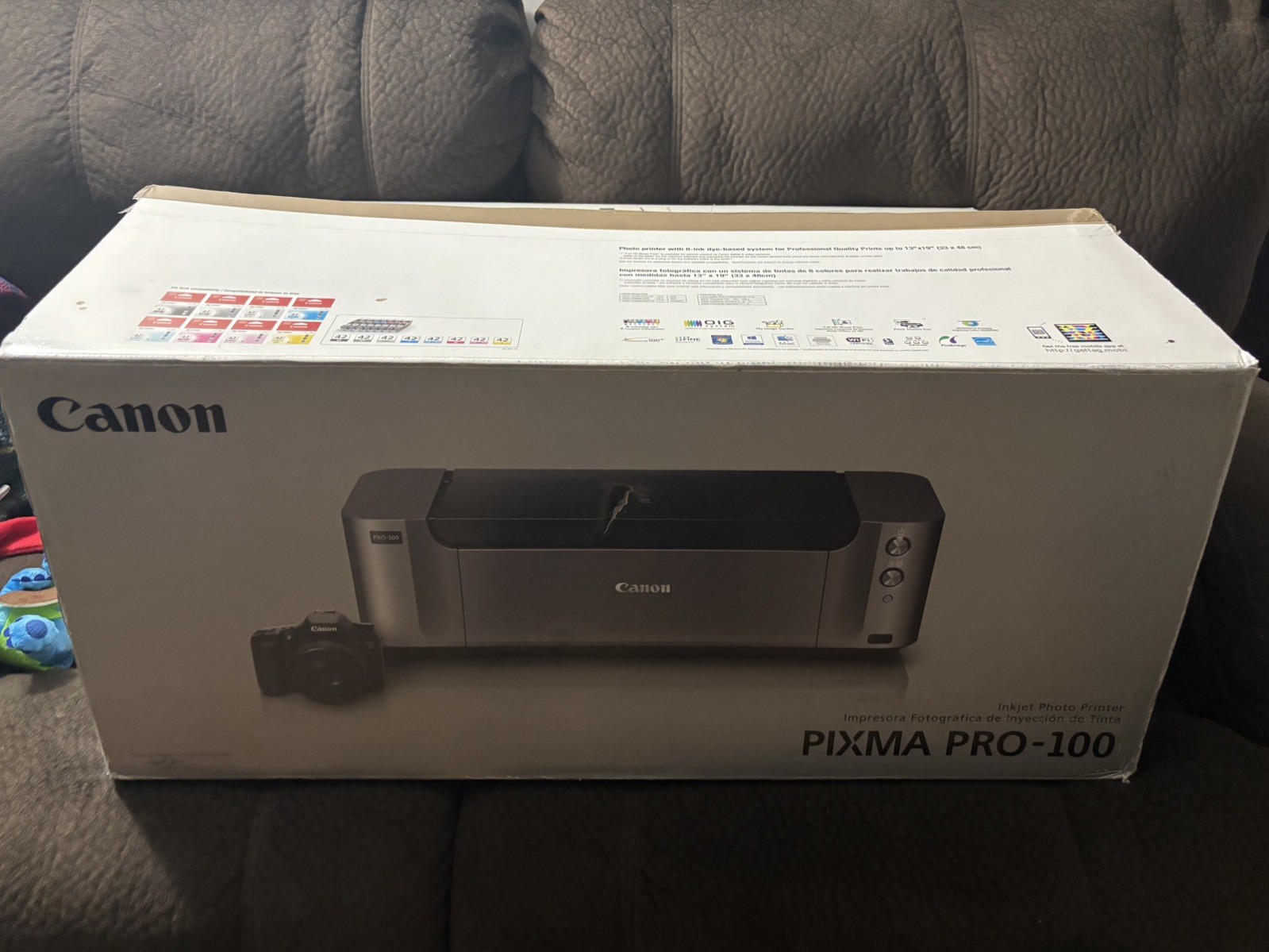 Canon PIXMA PRO-100 Inkjet Color Photo Printer New open box