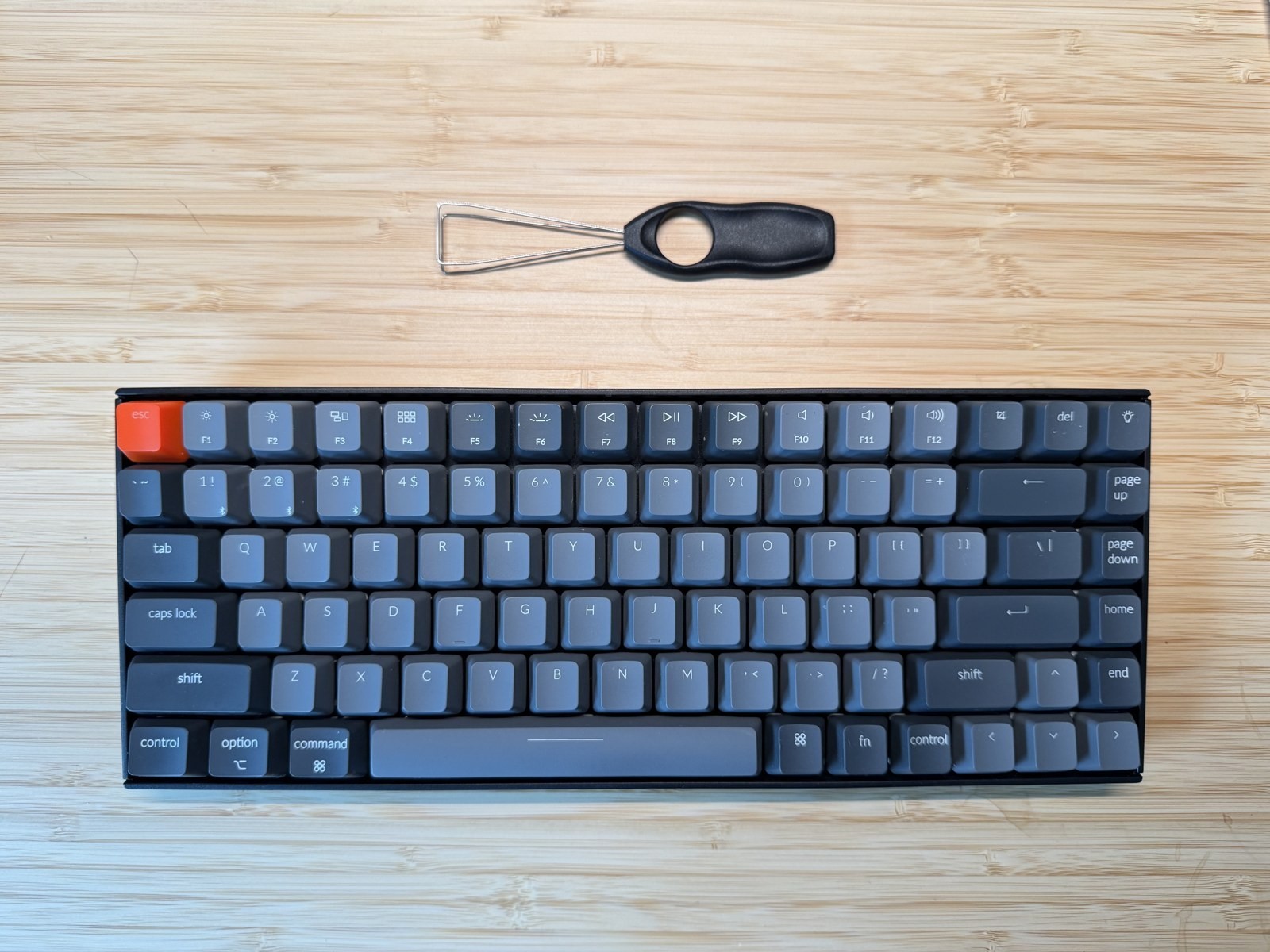 Keychron K2 Wireless Mechanical Keyboard K2A3 White Backlight Brown Switch Box