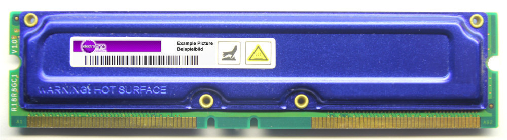 256MB Samsung ECC RDRAM PC600-53 KMMR18R8GAC1-RG6 402835-664 RIMM Rambus Memory
