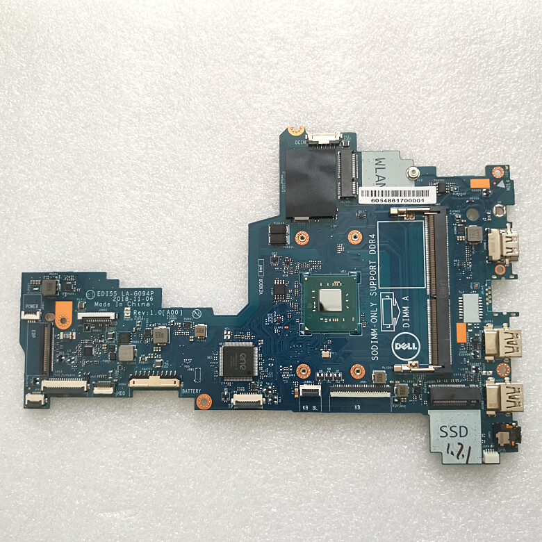 7T7CP 07T7CP FOR DELL P89G 3482 3582 Laptop Motherbroad N5030 LA-G094P Test ok